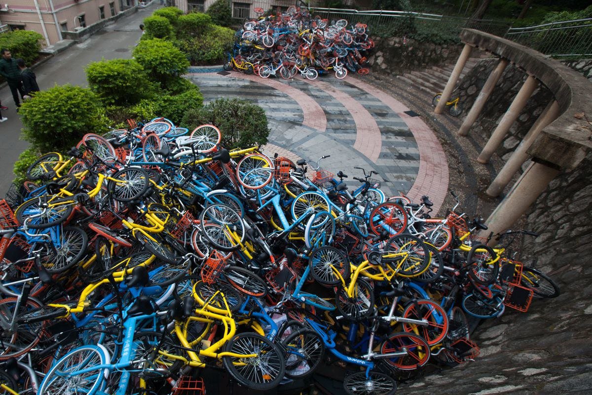 Велопрокат в Китае